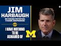Jim Harbaugh On Potential Suspension - "I Have Nothing To Be Ashamed Of"  | CBS Sports