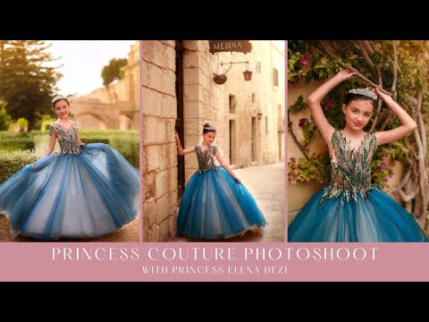 Princess Elena Dezi's princess couture photoshoot in Mdina, Malta | Behind the Scenes