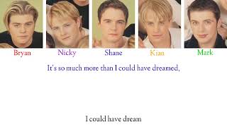 Westlife - Forever Color Coded lyrics