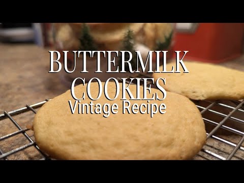 VERY Vintage Cookie Recipe - Cookie batch saved by my husband!
