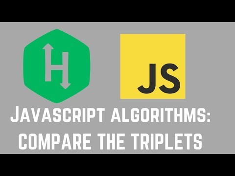 Javascript Algorithms Compare The Triplets