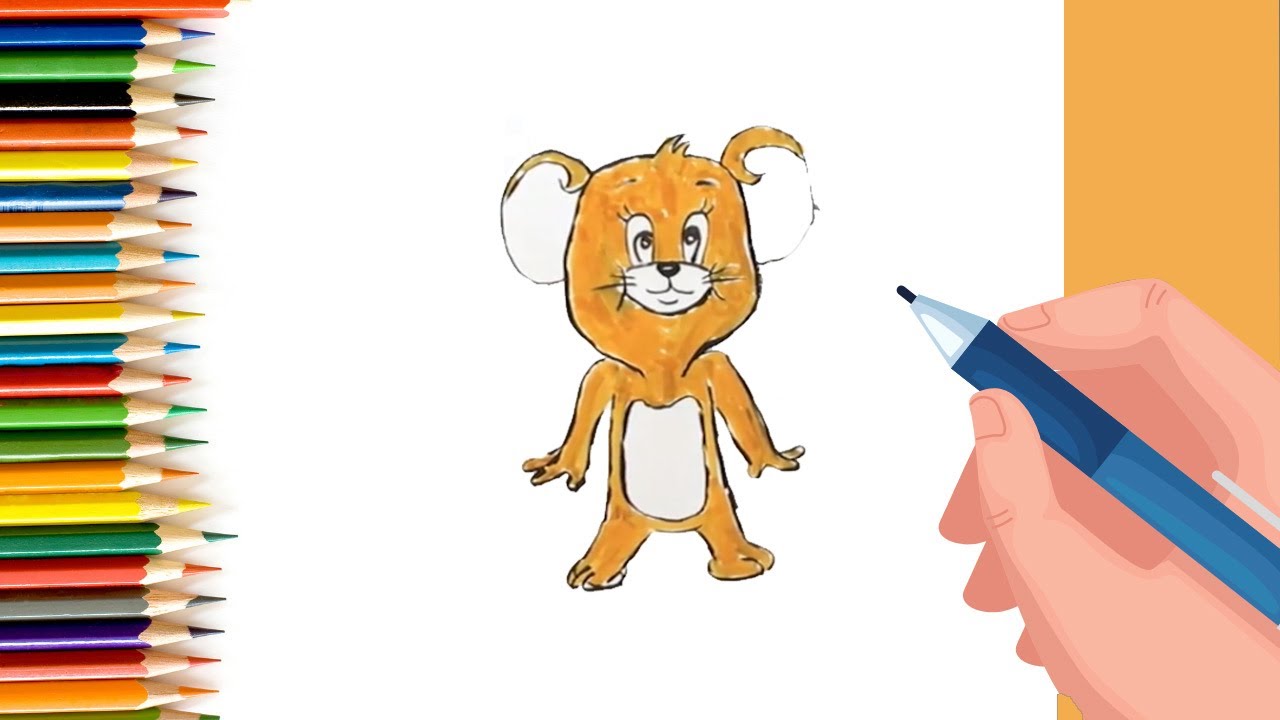 How to Draw Jerry from Tom and Jerry