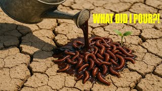 I Poured THIS on My Dry Soil and Worms Came Crawling