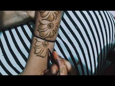 half flower petals design for hand 😊