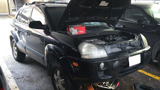 2005-2010 Hyundai Tucson 2.6 Starter Replacement | How To Replace Starter On 2006 Hyundai Tucson 2.6
