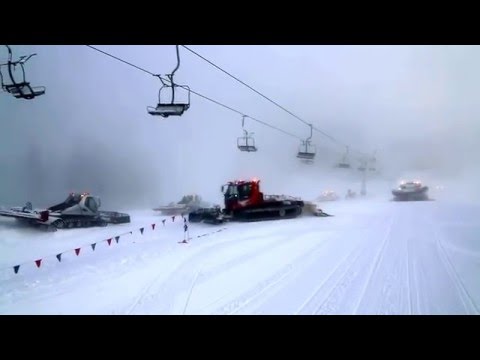 Wyjazd ratraków na stok w Ośrodku Narciarskim Kotelnica Białczańska