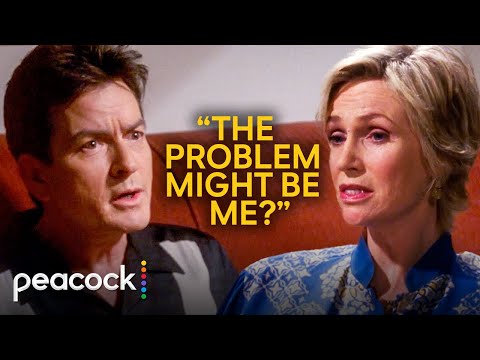 Two and a Half Men | Charlie Sits Down for Some (Much Needed) Therapy