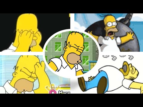 Evolution of Homer Simpson Deaths and Game Over Screens (1989-2023)