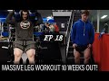 JOURNEY TO THE STAGE EP 18 | INTENSE LEG WORKOUT | BACK IN THE GYM POST QUARANTINE!