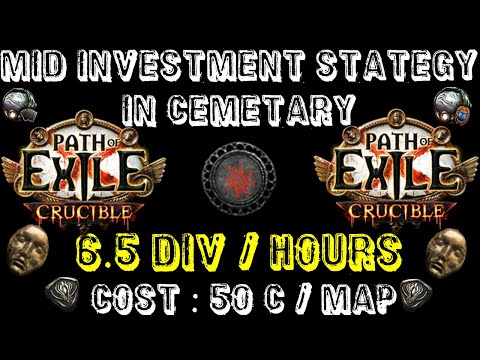6.5 Div/h Mid investment Stategy in Cemetary ! 50 c/map Delirium Abyss and Breach !