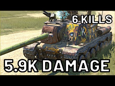 ISU-152 Tundra | 5.9K DAMAGE | 6 KILLS | WOT Blitz Pro Replays