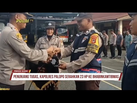 DEKAT DENGAN MASYARAKAT, BHABINKAMTIBMAS PALOPO DAPAT SMARTPHONE BARU