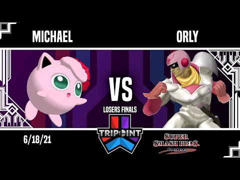 Tripoint Smash 101 - Losers Finals - Michael(Jigglypuff) Vs. ORLY(Captain Falcon)