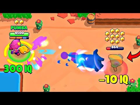 300 IQ Gene vs -10 IQ Leon I Brawl Stars Wins & Fails #21