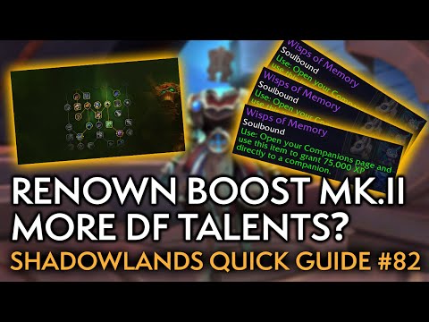 That Renown Catchup Is SERIOUS! Your Weekly Shadowlands Guide #82