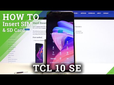 How to Insert SIM & SD in TCL 10 SE – Find Memory Card / SIM Card Slot