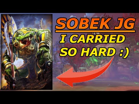 SOBEK JG AND CARRYING MY ENTIRE TEAM (2.6k mmr) - Masters Ranked 5v5 Conquest - SMITE