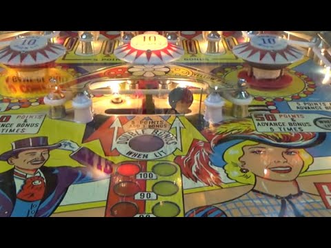 Shopping The Playfield And Playing Gottlieb's 1966 Mayfair Pinball Machine - Beautiful Artwork