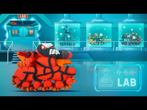 Карнаж ТГ-5 и Железный Капут с Танком Менделеева и КВ-44 ✅ Лепим СИМБИОТА ✅ Танки КАРНАЖИ Туториал