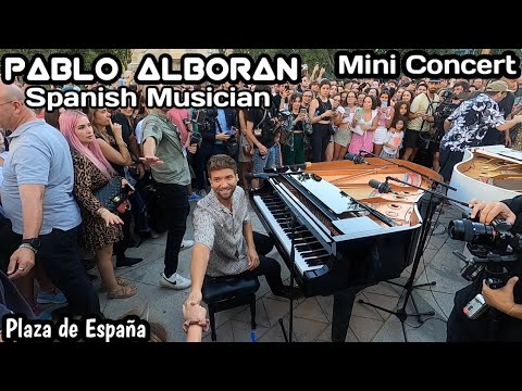 Pablo Alboran Mini Concert @ Plaza de España Madrid Spain | el sabor ilokano vlog