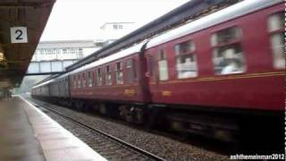 preview picture of video 'The Atlantic Coast Express | 70000 + 47500 | Newton Abbot Station | 6/9/2011'