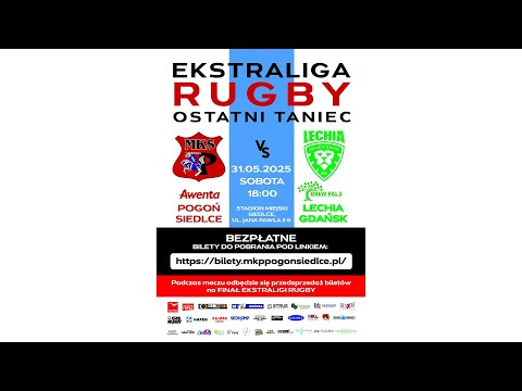MKS Pogoń Awenta Siedlce - DrewPal 2 Lechia Gdańsk | Ekstraliga Rugby