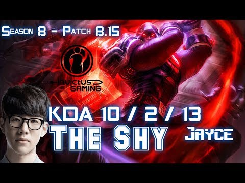 IG The Shy JAYCE vs AKALI Top - Patch 8.15 KR Ranked