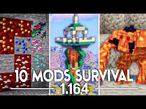 Top 10 Survival-Enhancing MODS for Minecraft 1.16.4 😲🔥