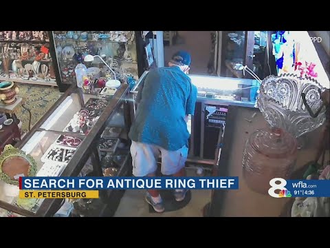 Can you identify this thief who stole antique rings worth thousands?