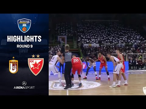 ADMIRALBET ABA LIGA (9. kolo) Bosna - Crvena Zvezda 77-86 / 8.12.2025.