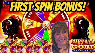 FIRST SPIN BONUS! THE BUFFALOS WON'T STOP