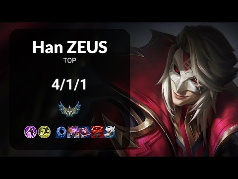 Han Zeus Vladimir vs Poppy TOP - KR CHALLENGER Patch 15.7