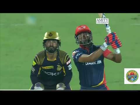 Capitan Shreyas Iyer hits 10 Massive Sixes!! 93*(40) Vs KKR!! Ipl 2018