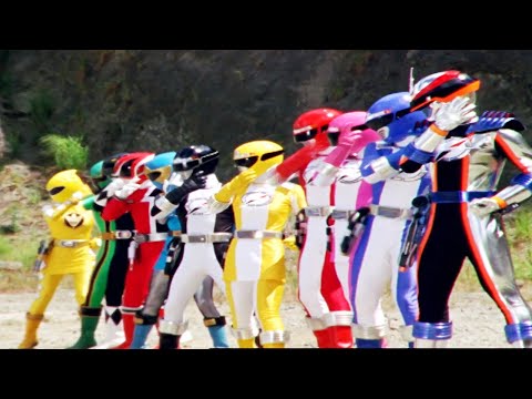 Team Up with the Retro Rangers! | Operation Overdrive | Power Rangers Official