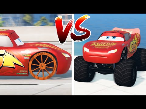 Lightning Mcqueen with Wooden Wheels VS Lightning Mcqueen Monster Truck – which is best?