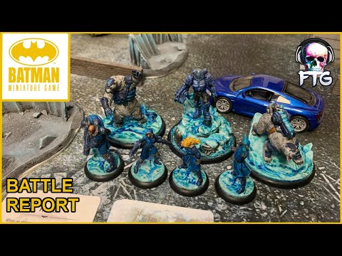 Batman Miniature Game - Mr Freeze VS Batman