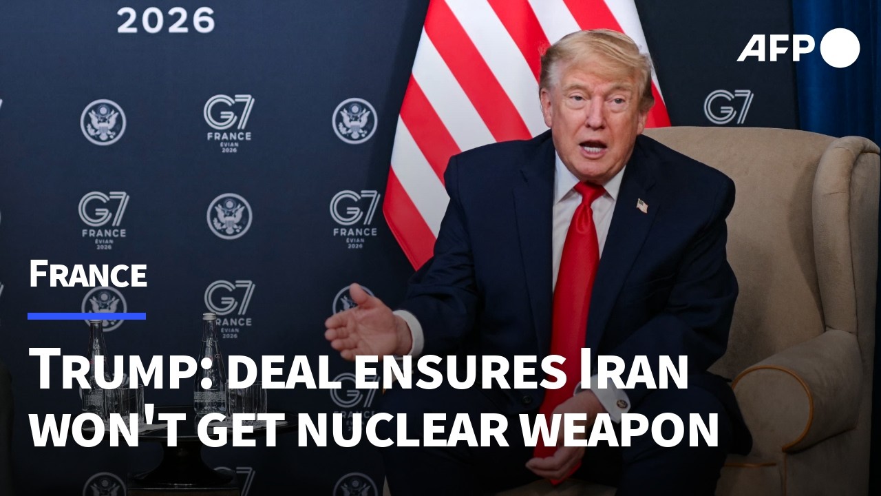 Video | Trump says US is not paying for Iran deal | AFP