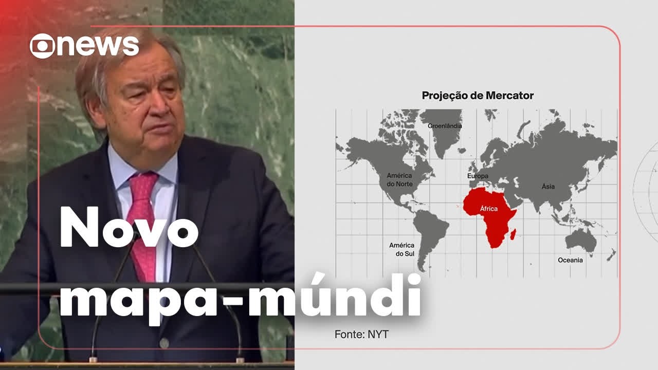 ONU deve votar adoção de novo mapa-múndi