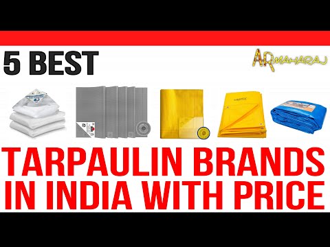 Top 5 Best Tarpaulin in India With Price | Tarpaulin for Truck, Home Roof, Fish Pond, Rain,Sun Shade