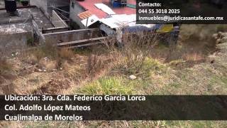 preview picture of video 'Terreno Panóramico en Cuajimalpa Terreno Panóramico en Cuajimalpa'