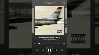 Not Alike- EMINEM FEAT. ROYCE DA 5&#39;9&quot; OFFICIAL AUDIO