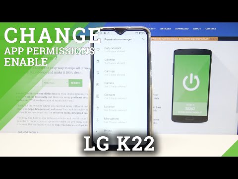 How to Manage App Permissions on LG K22 – Change App Permissions