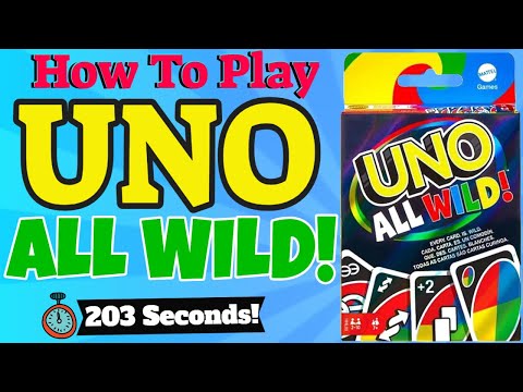 How To Play Uno All Wild!