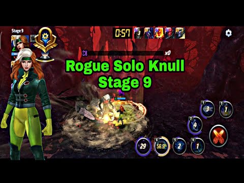 Rogue Powerful With Ctp Of Judgment? | How To Clear Knull Stage 9 With Rogue - Marvel Future Fight
