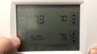Trane thermostat balance point