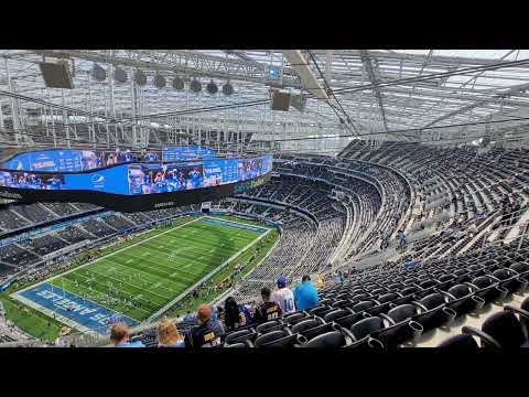 SoFi Stadium Section 505 Row 22 Seat 1 Chargers vs Jaguars 09.25.2022
