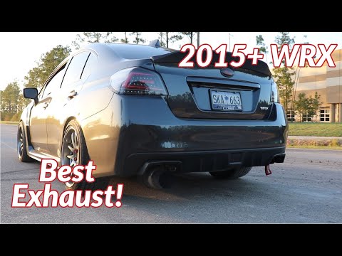 The BEST 2015+ WRX Exhaust Combo! Tomei CBE/Invidia Catted Downpipe!