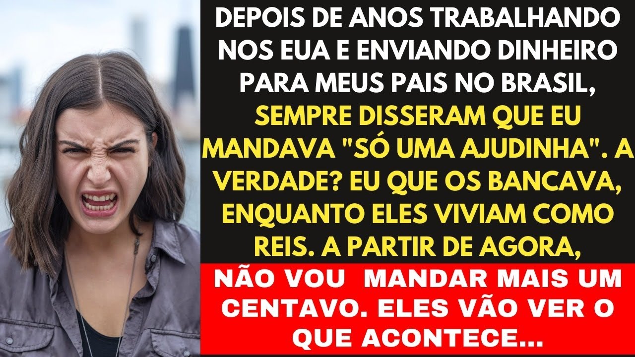 EU QUE OS BANCAVA, MAS ELES DIZIAM QUE ERA SÓ UMA AJUDINHA. AGORA, NÃO MANDO MAIS NADA!"