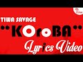 Tiwa Savage - Koroba Lyrics Video [Naijahotstars]