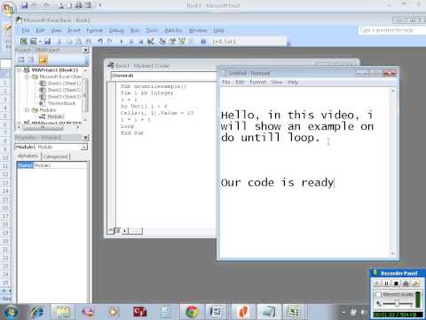Excel VBA example 23: The Do-Until loop
